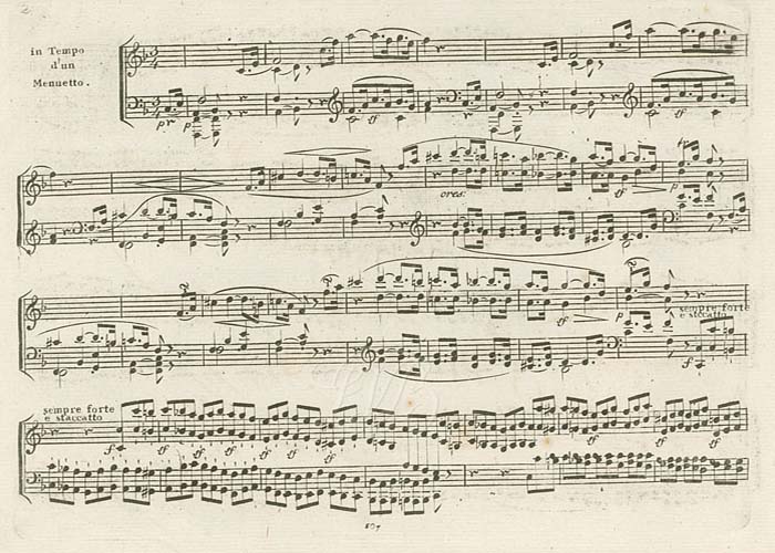 Beethoven Piano Sonata 22 Primera edición