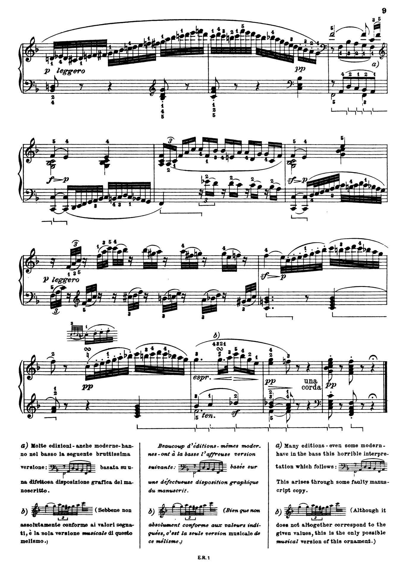Beethoven Piano Sonata 1-9 sheet music