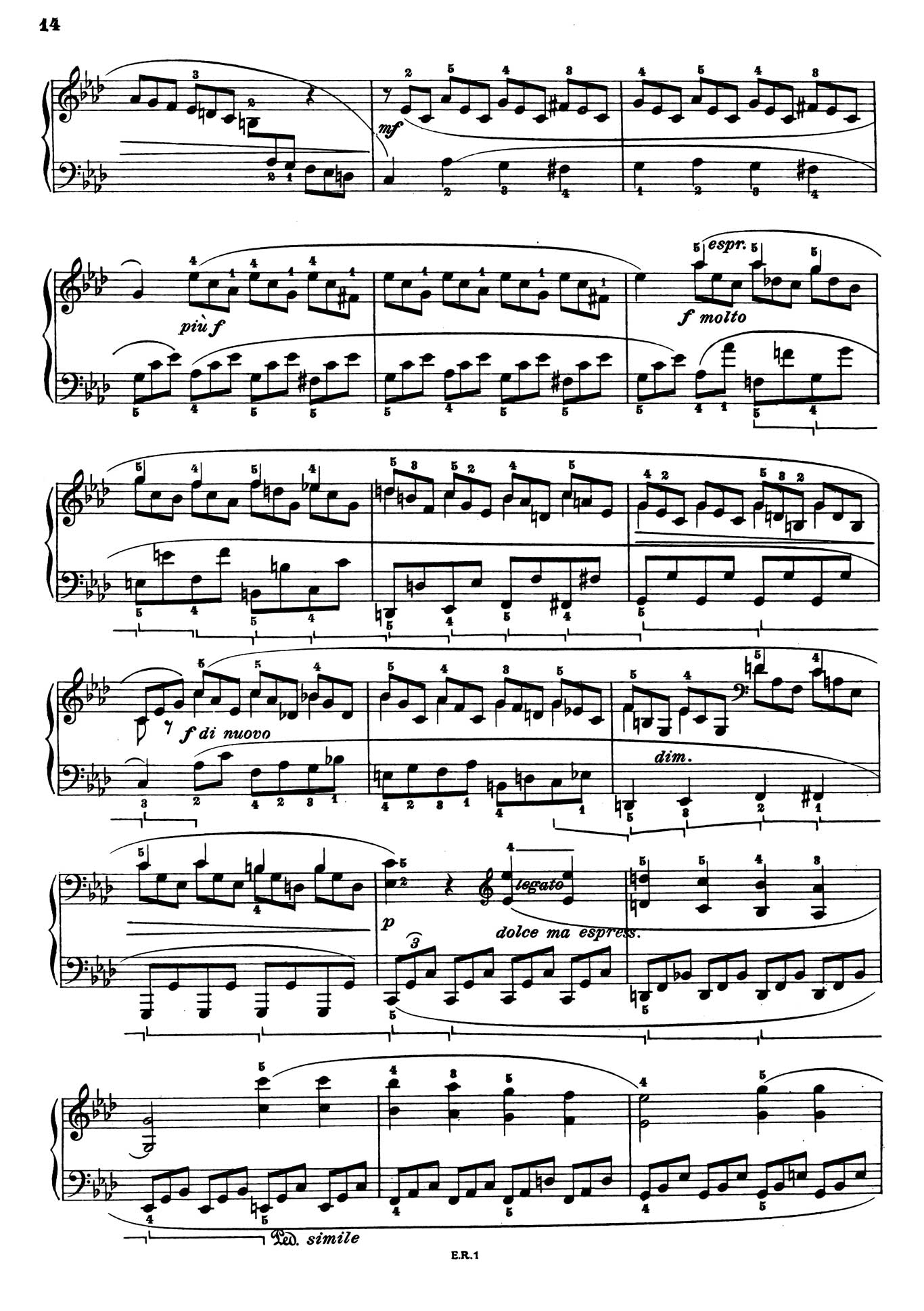 Beethoven Piano Sonata 1-14 sheet music