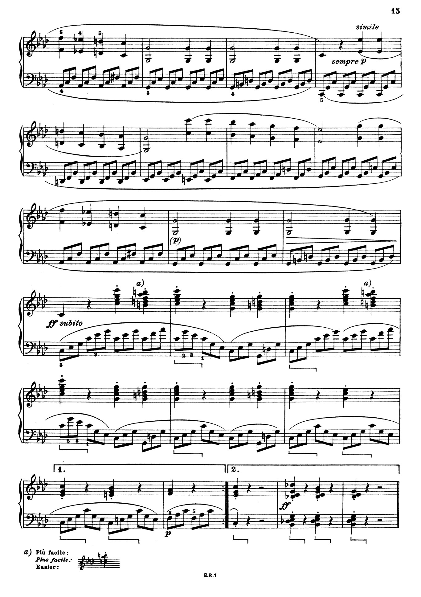Beethoven Piano Sonata 1-15 sheet music