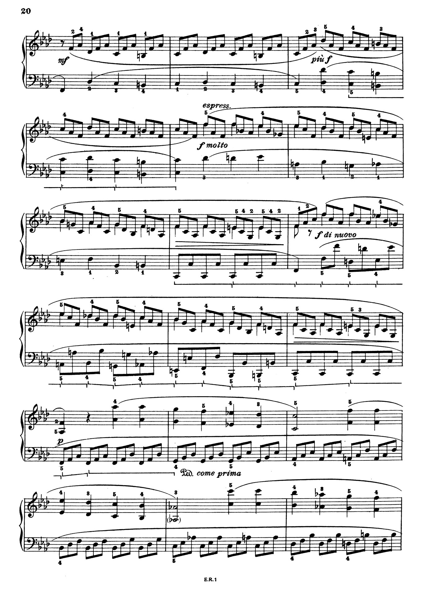 Beethoven Piano Sonata 1-20 sheet music