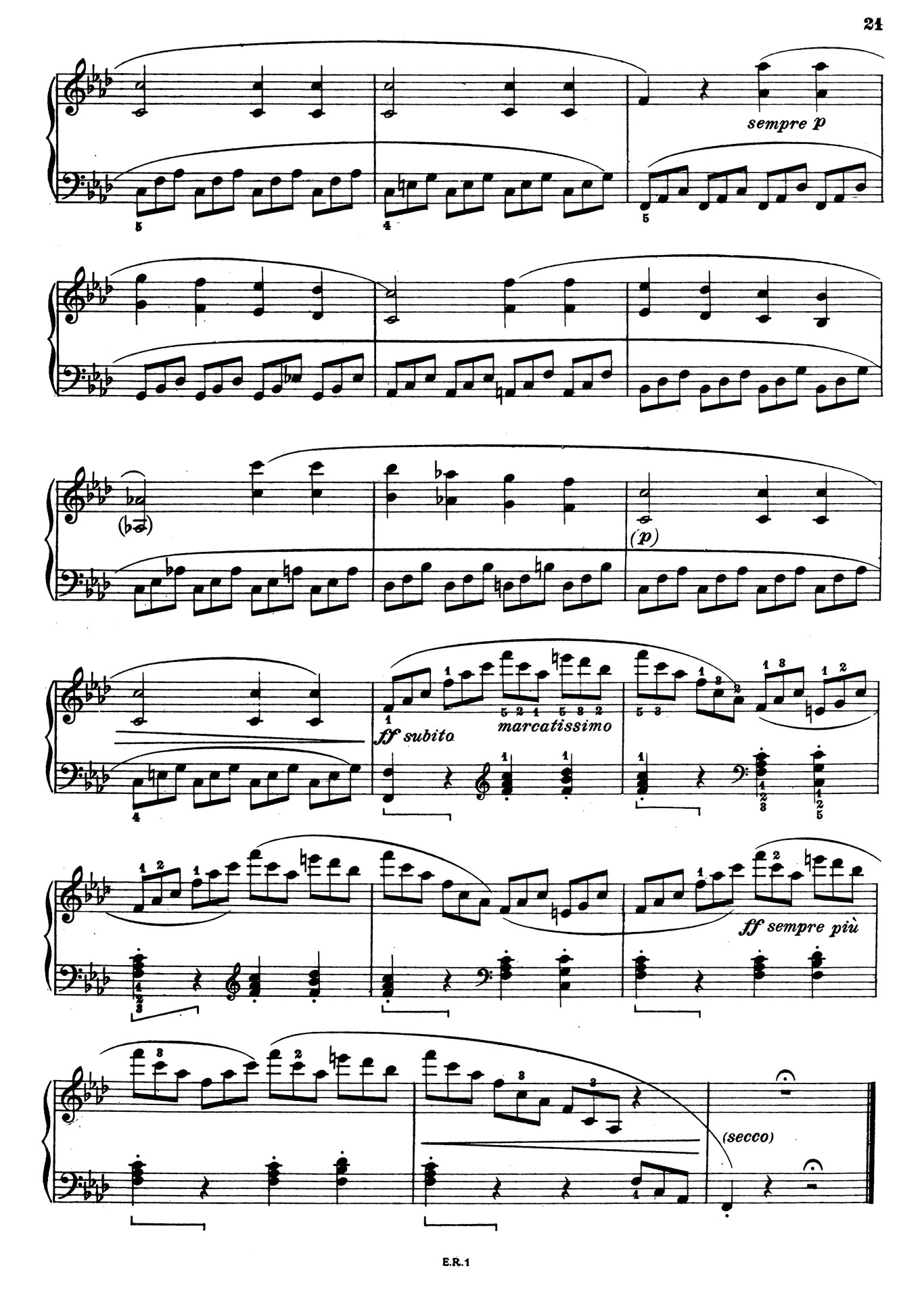 Beethoven Piano Sonata 1-21 sheet music
