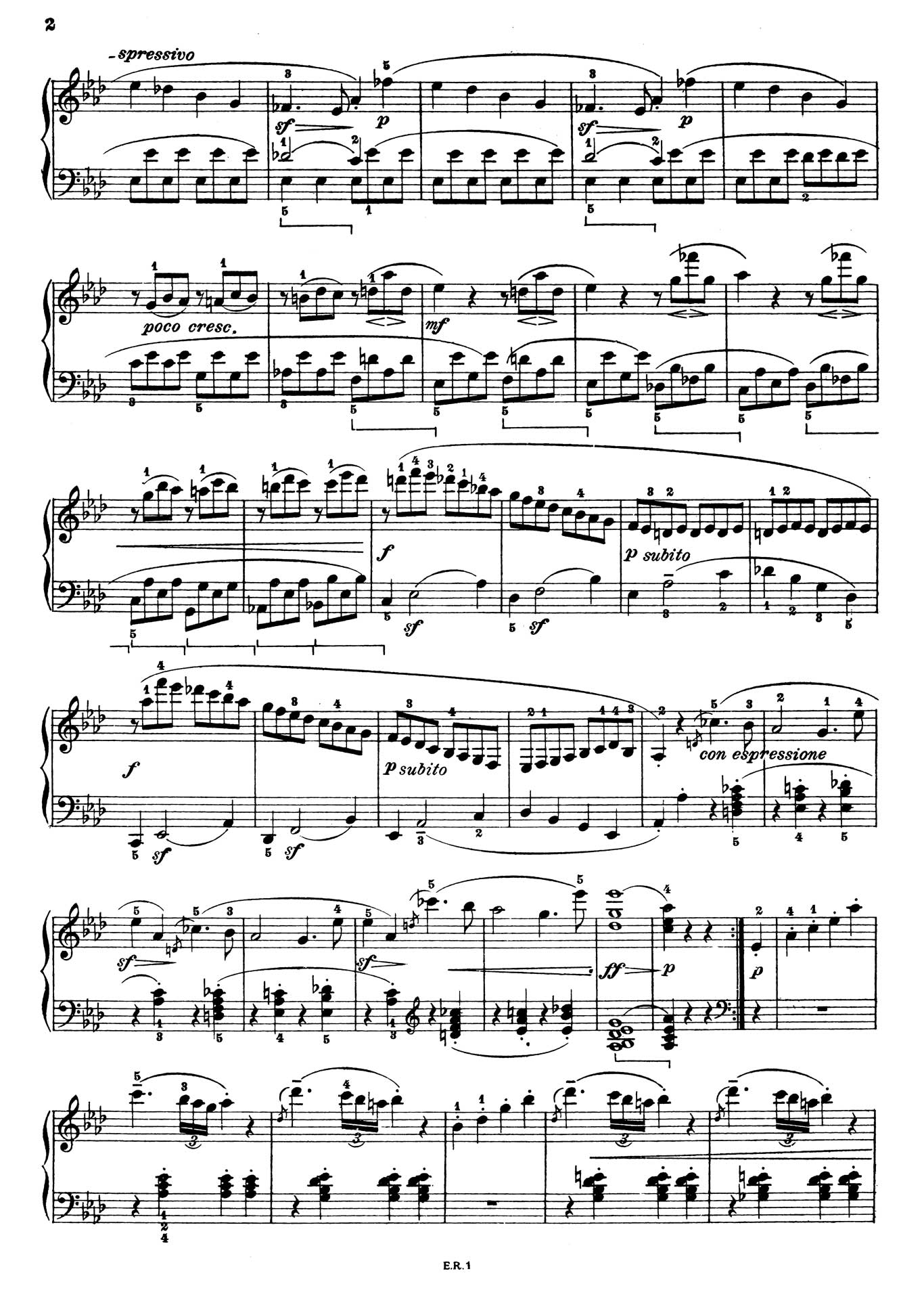 Beethoven Piano Sonata 1-2 sheet music