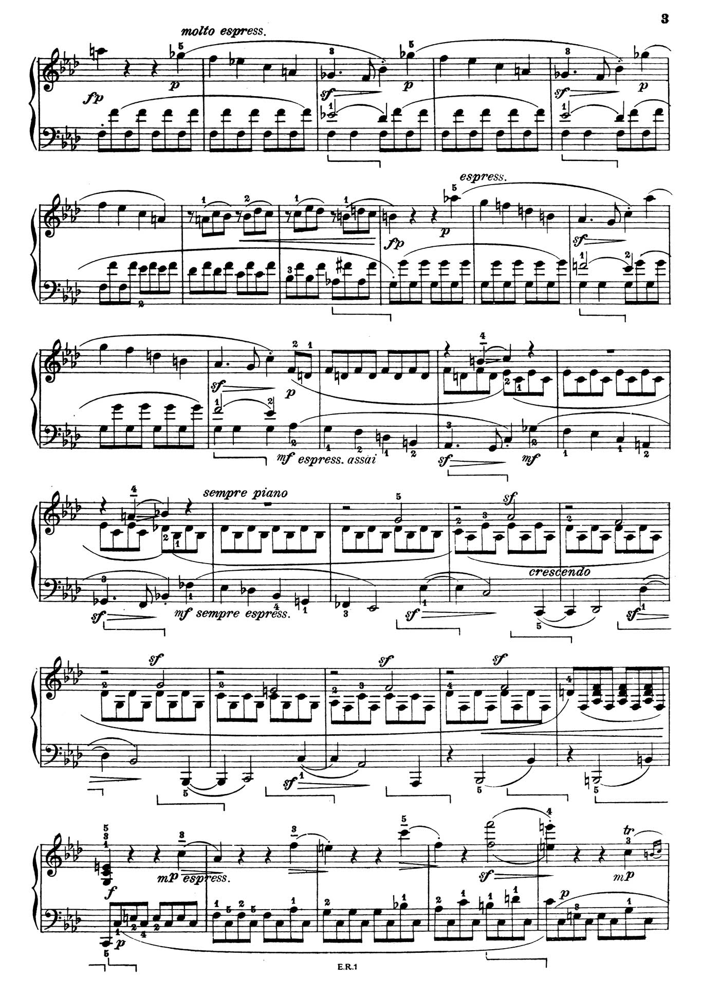 Beethoven Piano Sonata 1-3 sheet music