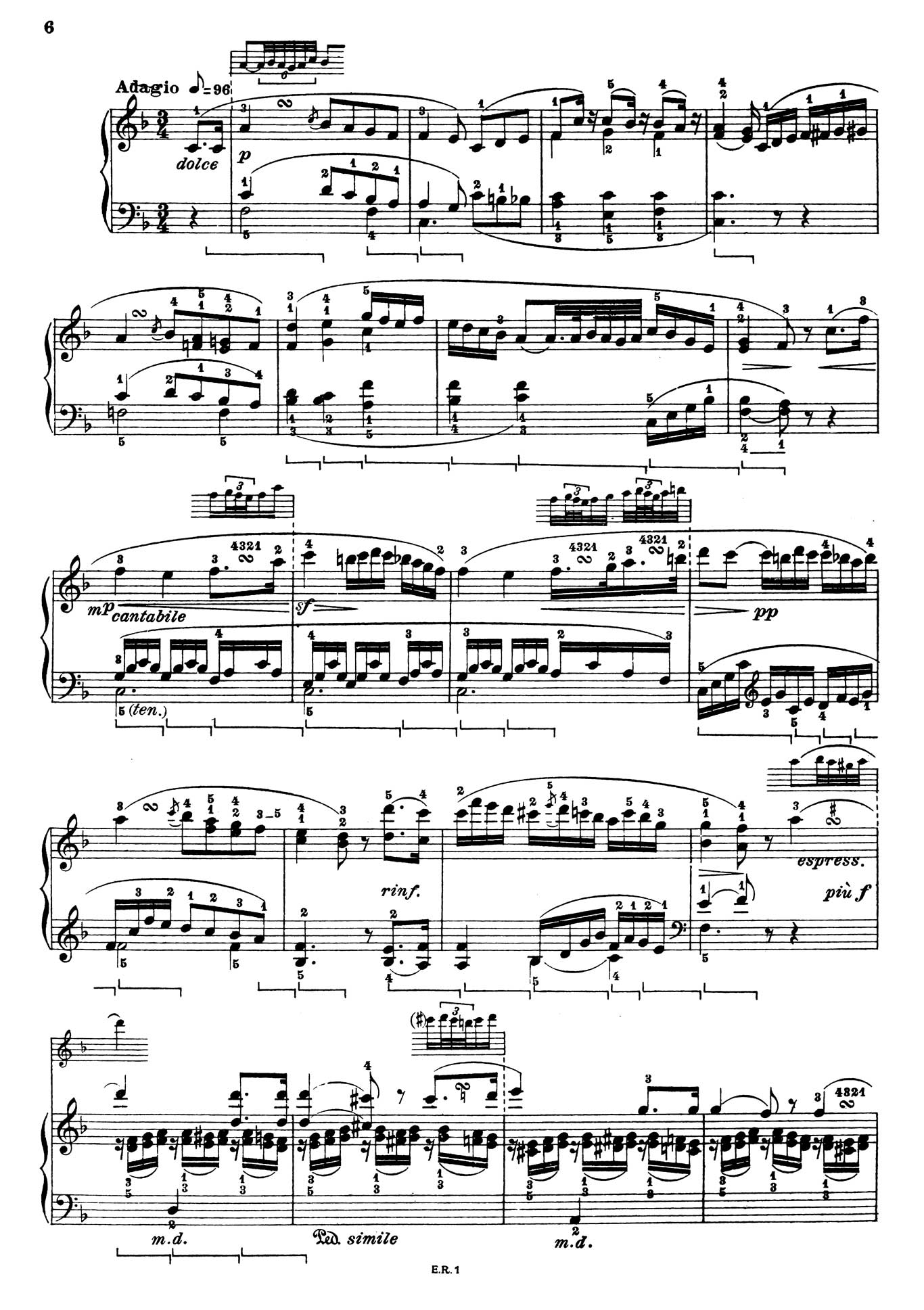 Beethoven Piano Sonata 1-6 sheet music