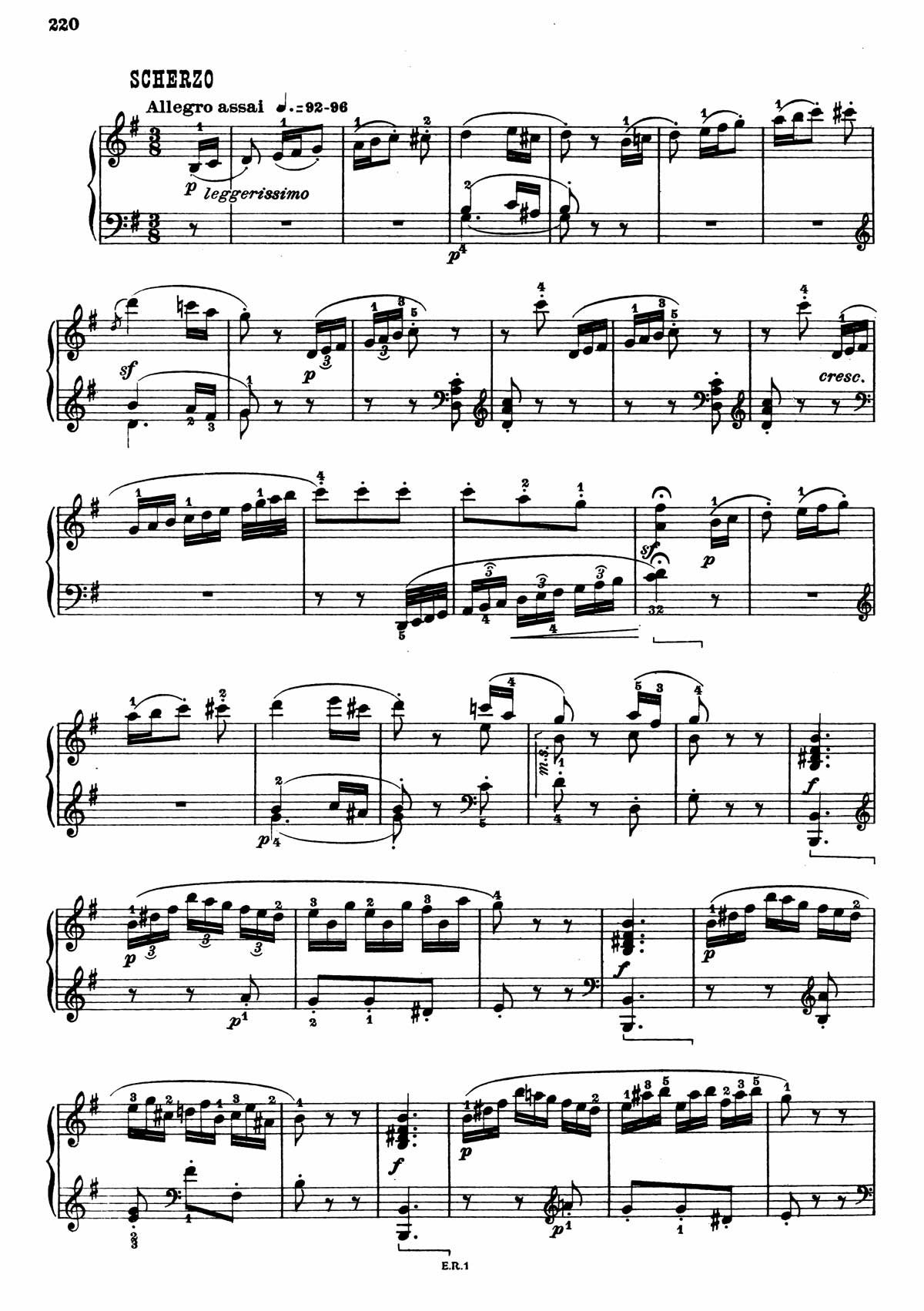 Beethoven Piano Sonata 10-13 sheet music