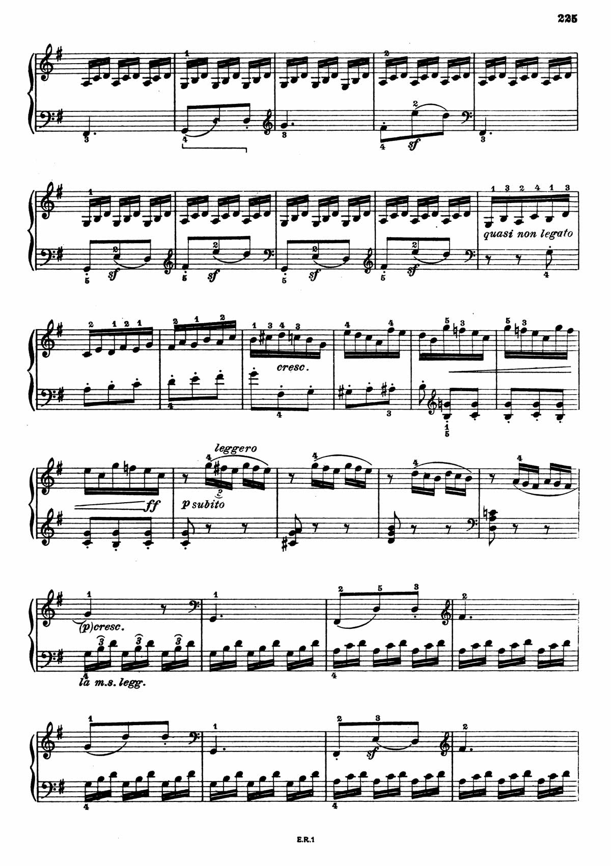 Beethoven Piano Sonata 10-18 sheet music