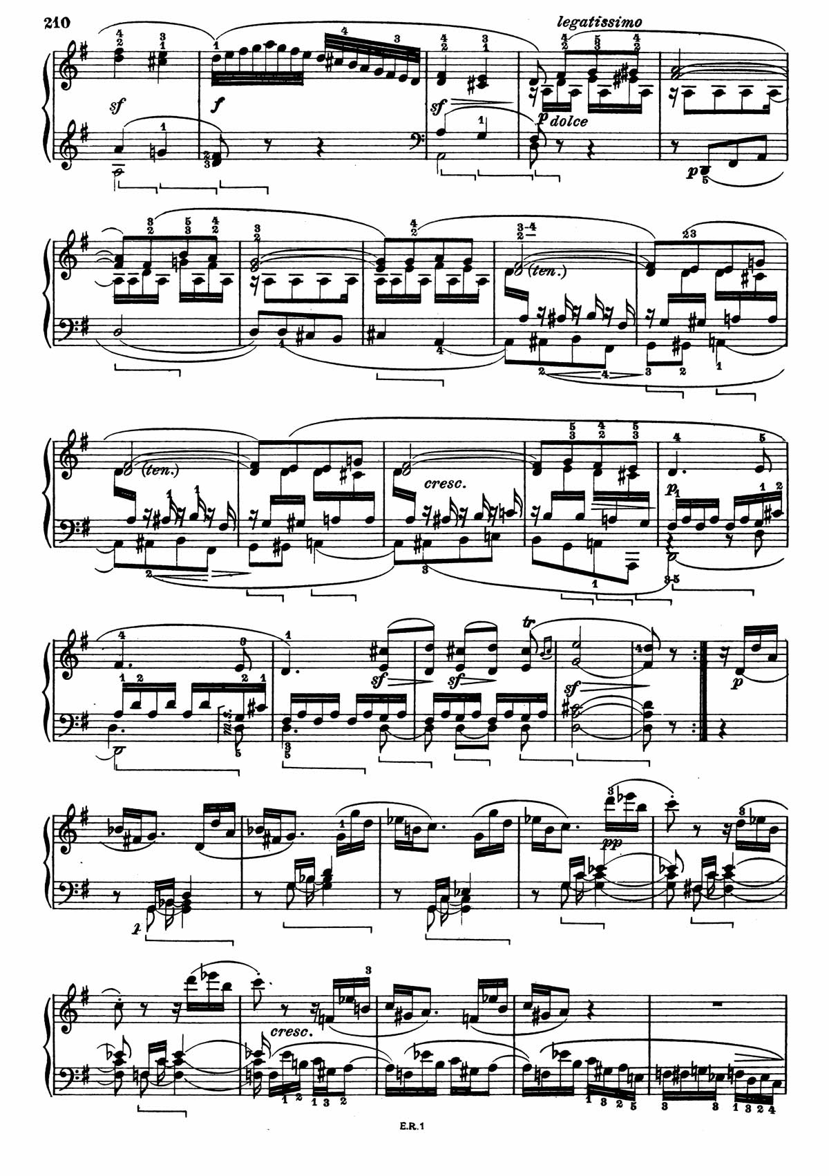Beethoven Piano Sonata 10-3 sheet music