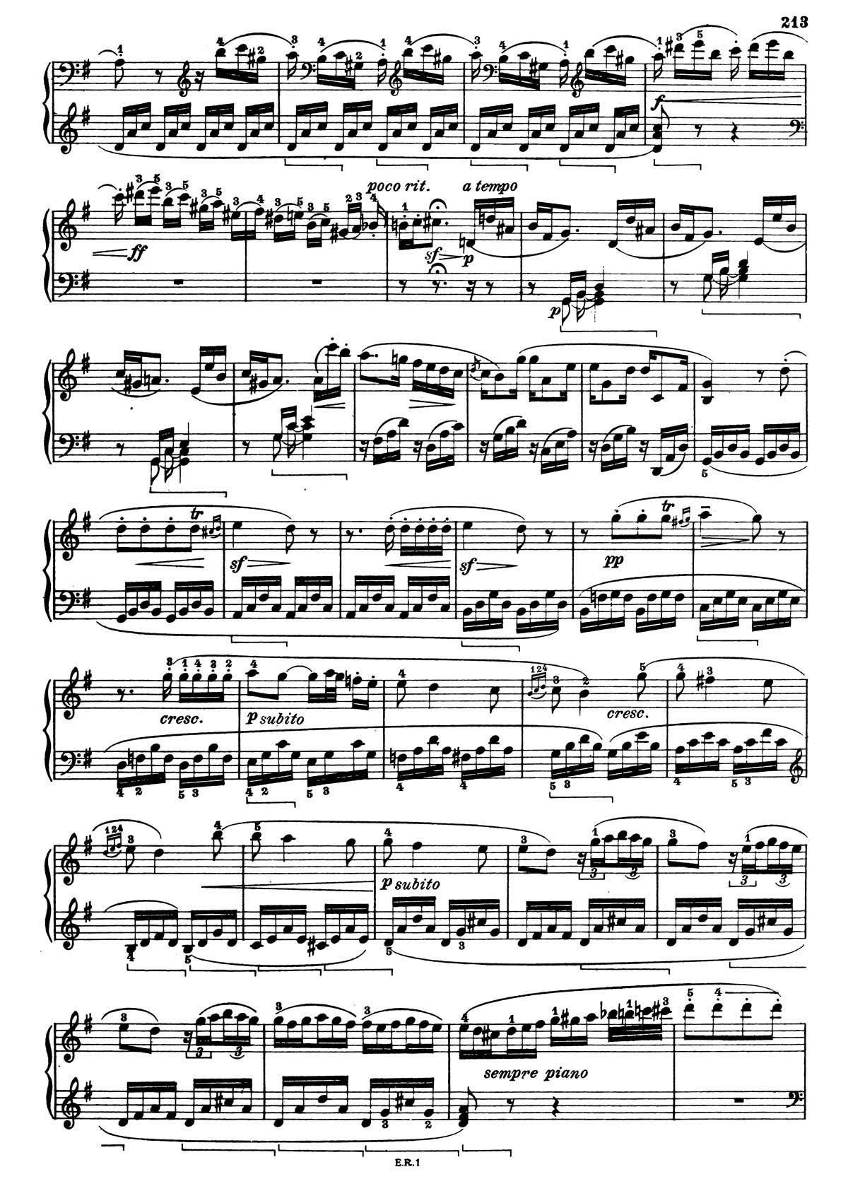 Beethoven Piano Sonata 10-6 sheet music