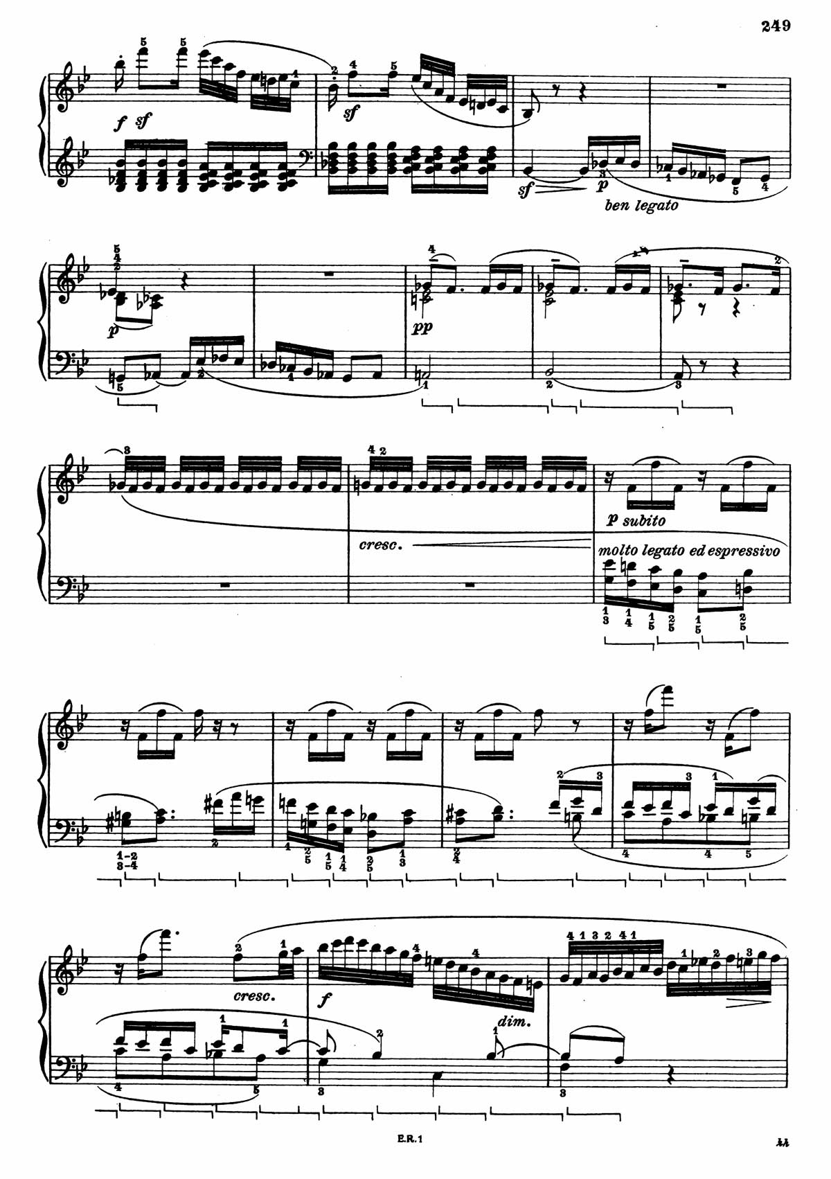 Beethoven Piano Sonata 11-23 sheet music