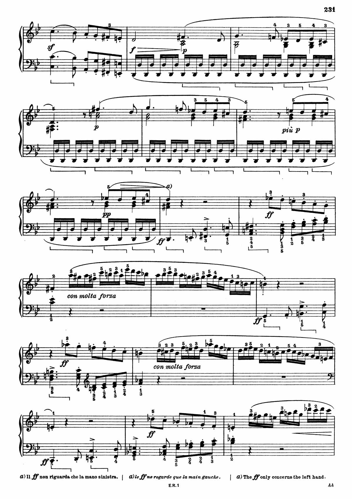 Beethoven Piano Sonata 11-5 sheet music
