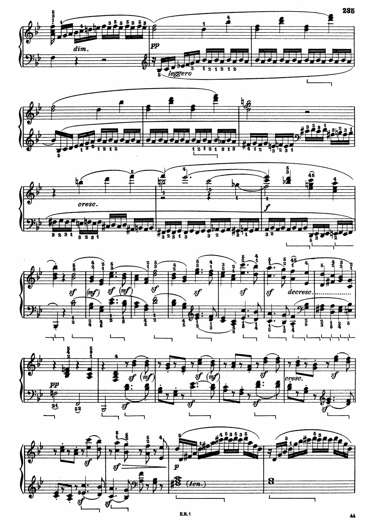 Beethoven Piano Sonata 11-9 sheet music