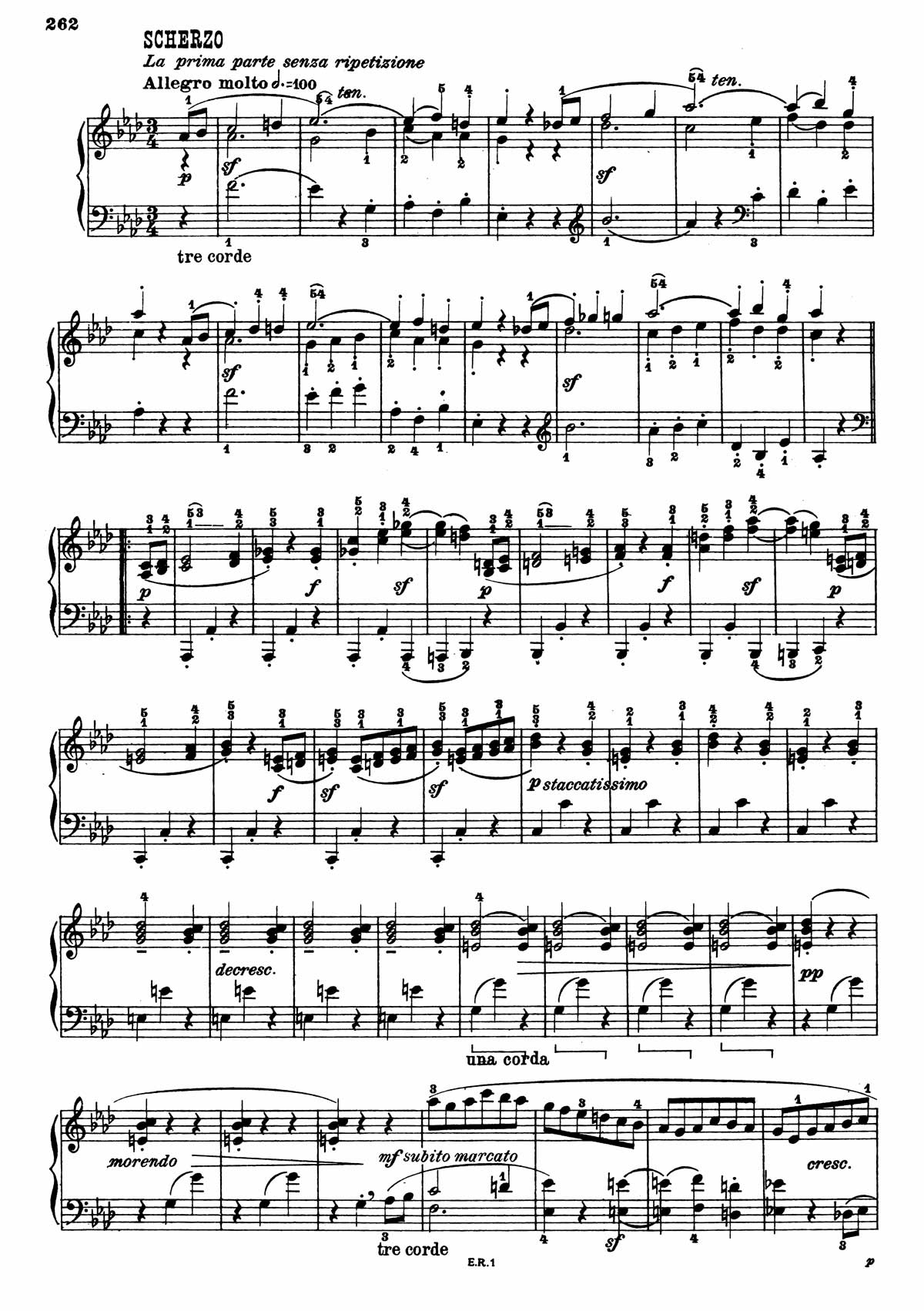 Beethoven Piano Sonata 12-9 sheet music