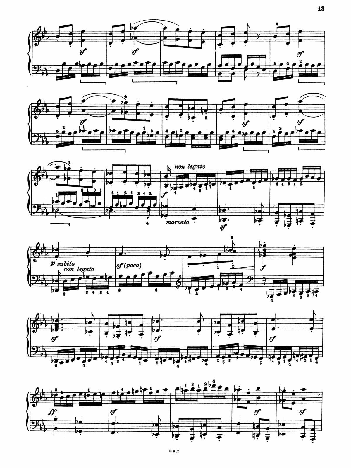 Beethoven Piano Sonata 13-13 sheet music