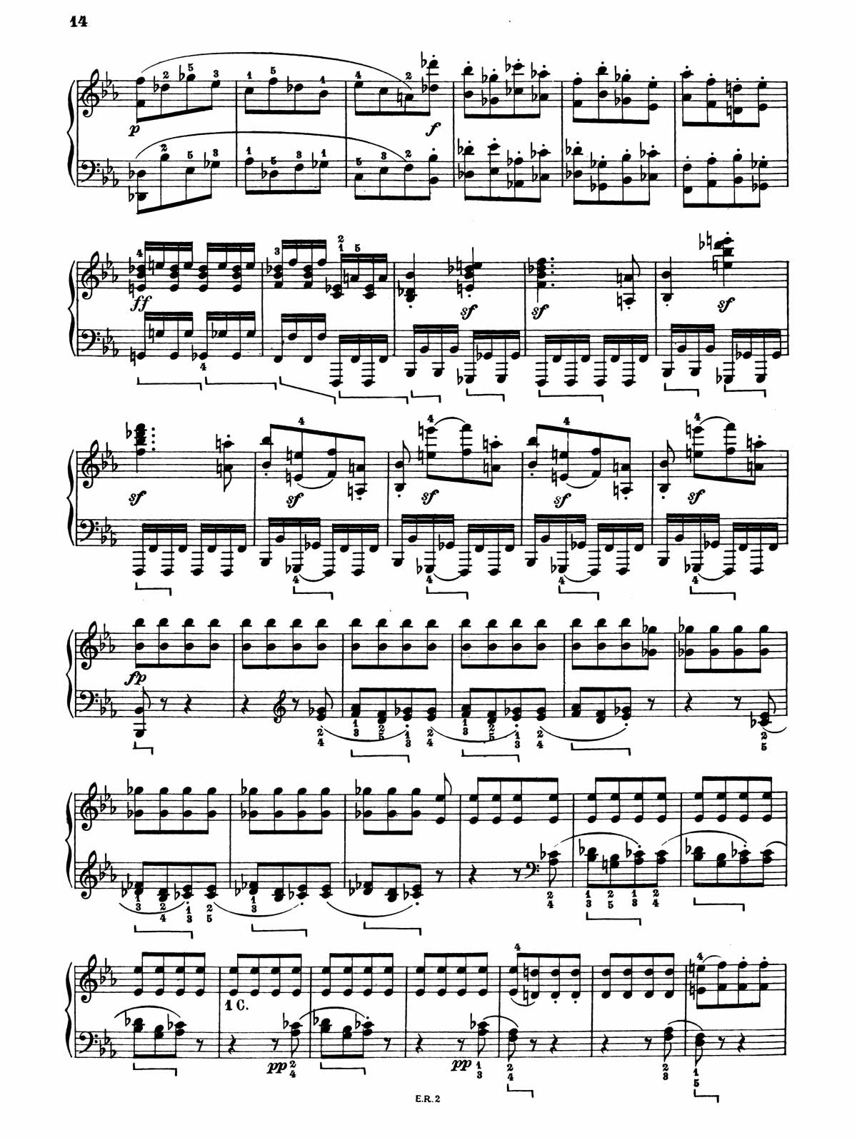 Beethoven Piano Sonata 13-14 sheet music