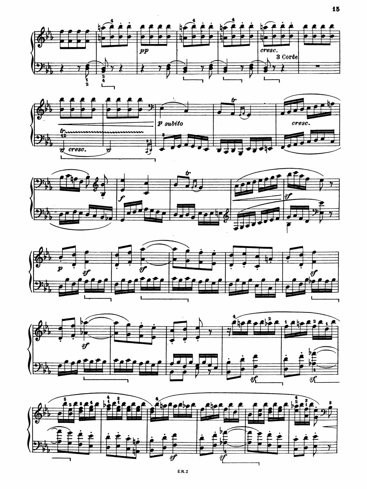 Beethoven Piano Sonata 13-15 sheet music