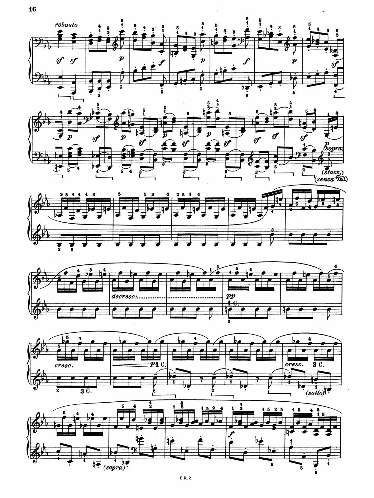 Beethoven Piano Sonata 13-16 sheet music