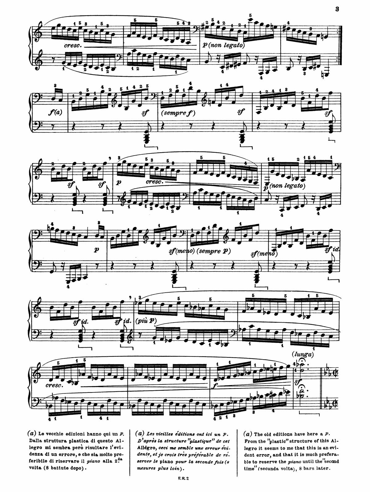 Beethoven Piano Sonata 13-3 sheet music