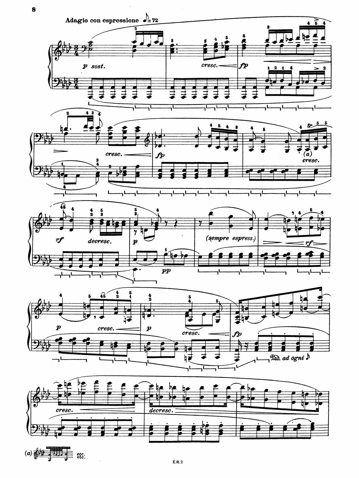 Beethoven Piano Sonata 13-8 sheet music