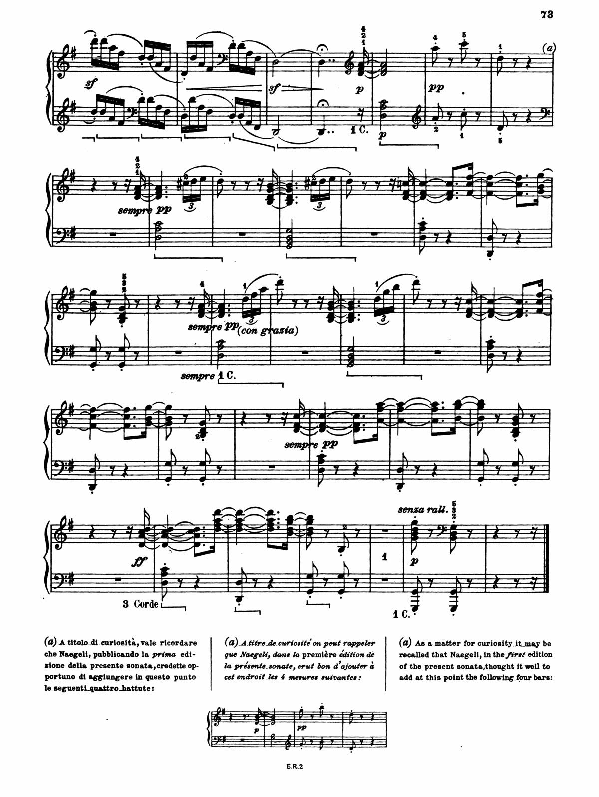 Beethoven Piano Sonata 16-10 sheet music