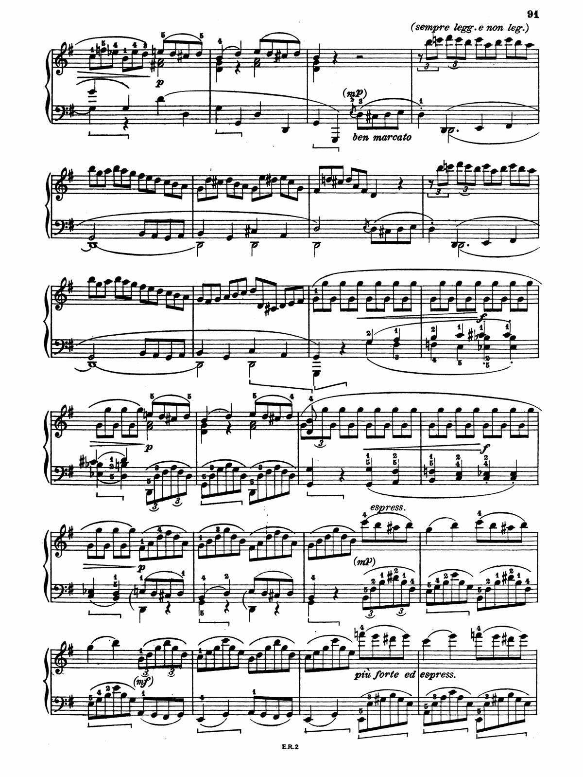 Beethoven Piano Sonata 16-28 sheet music