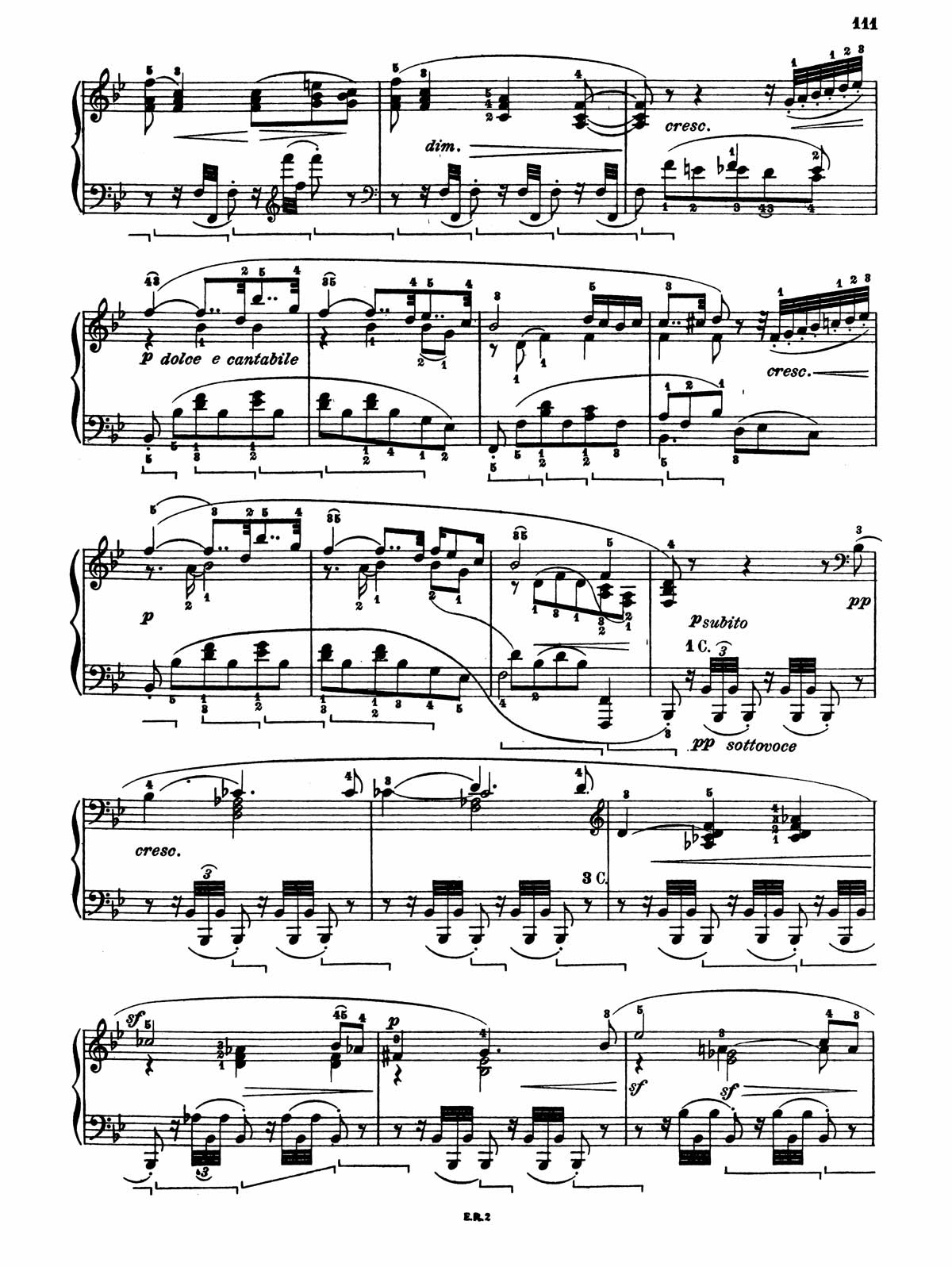 Beethoven Piano Sonata 17-16 sheet music