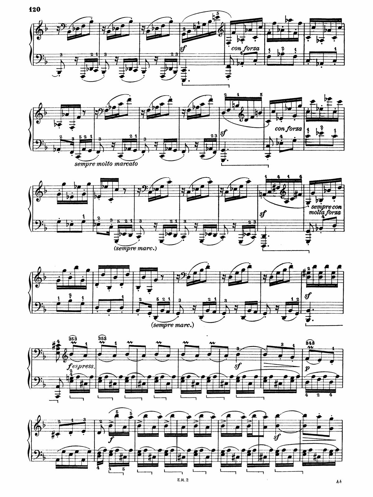Beethoven Piano Sonata 17-25 sheet music