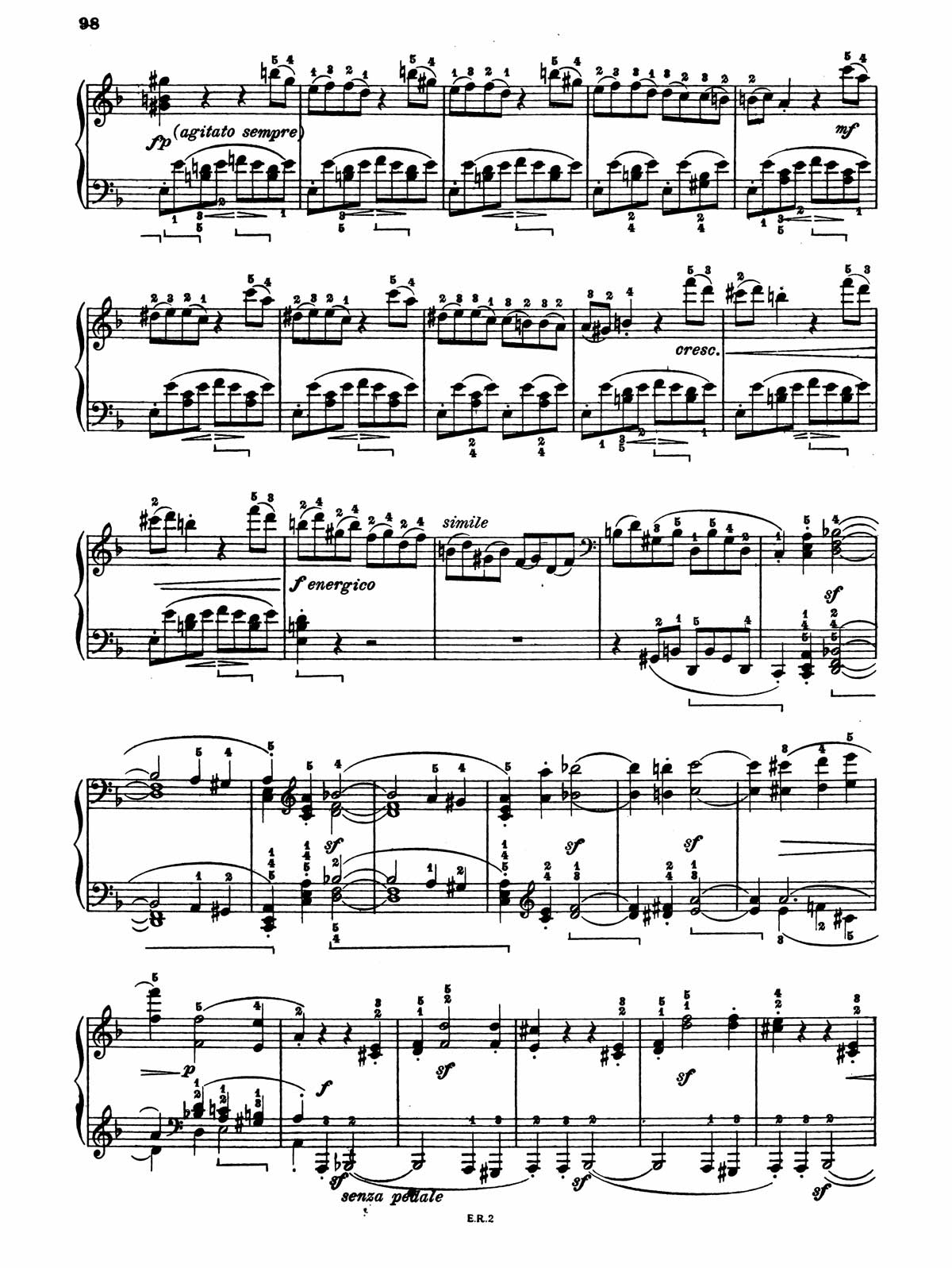 Beethoven Piano Sonata 17-3 sheet music