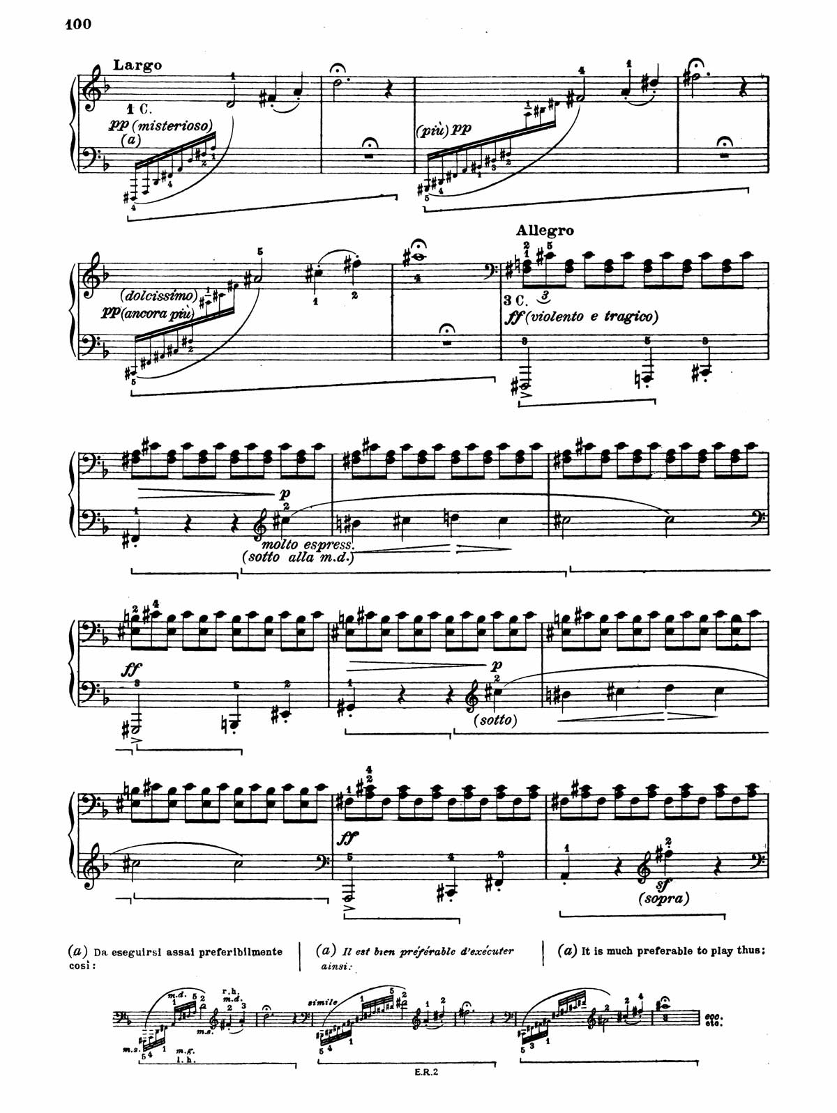 Beethoven Piano Sonata 17-5 sheet music