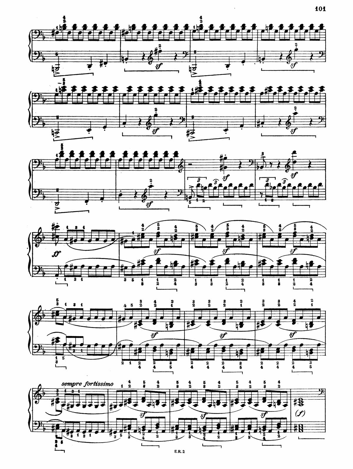 Beethoven Piano Sonata 17-6 sheet music