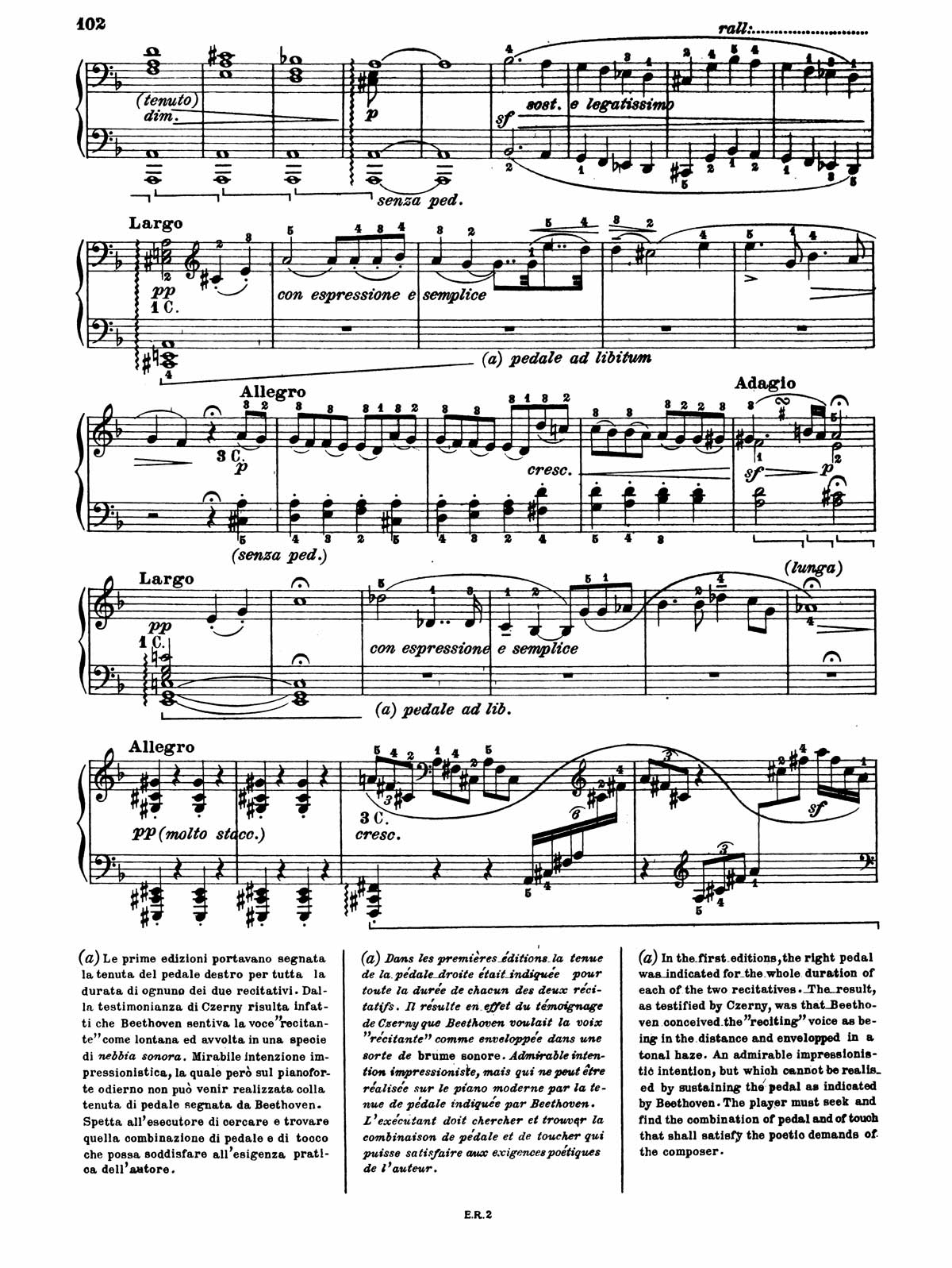 Beethoven Piano Sonata 17-7 sheet music