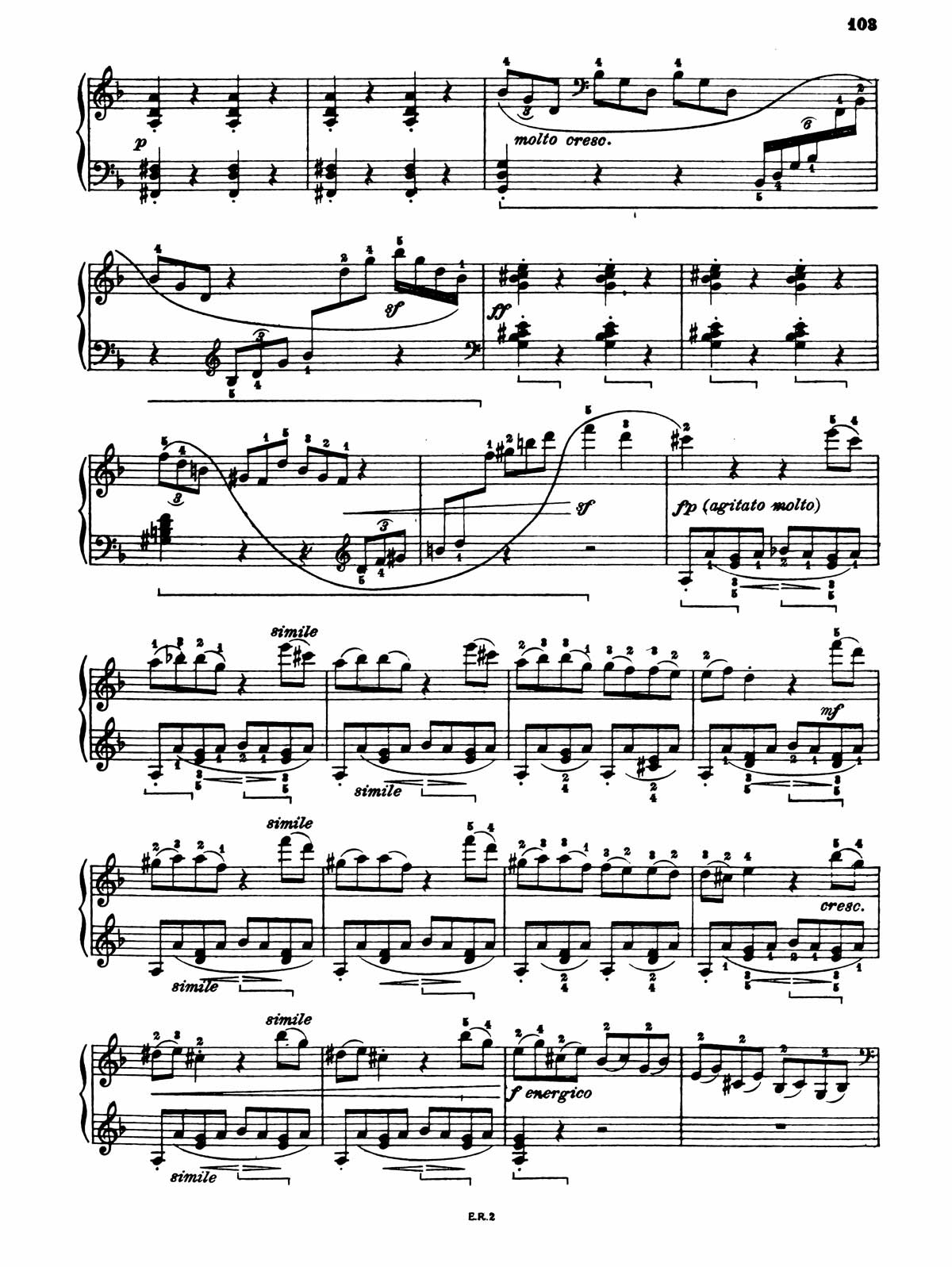 Beethoven Piano Sonata 17-8 sheet music