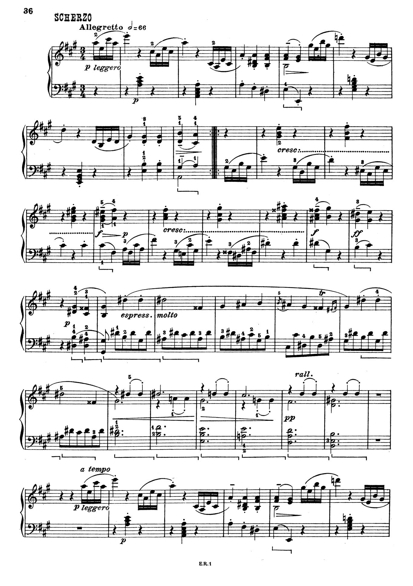 Beethoven Piano Sonata 2-15 sheet music