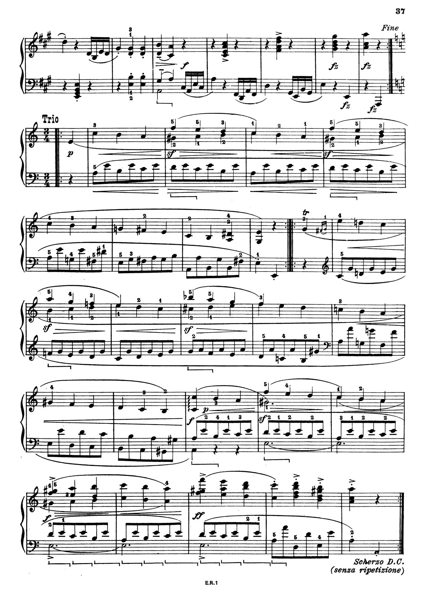 Beethoven Piano Sonata 2-16 sheet music
