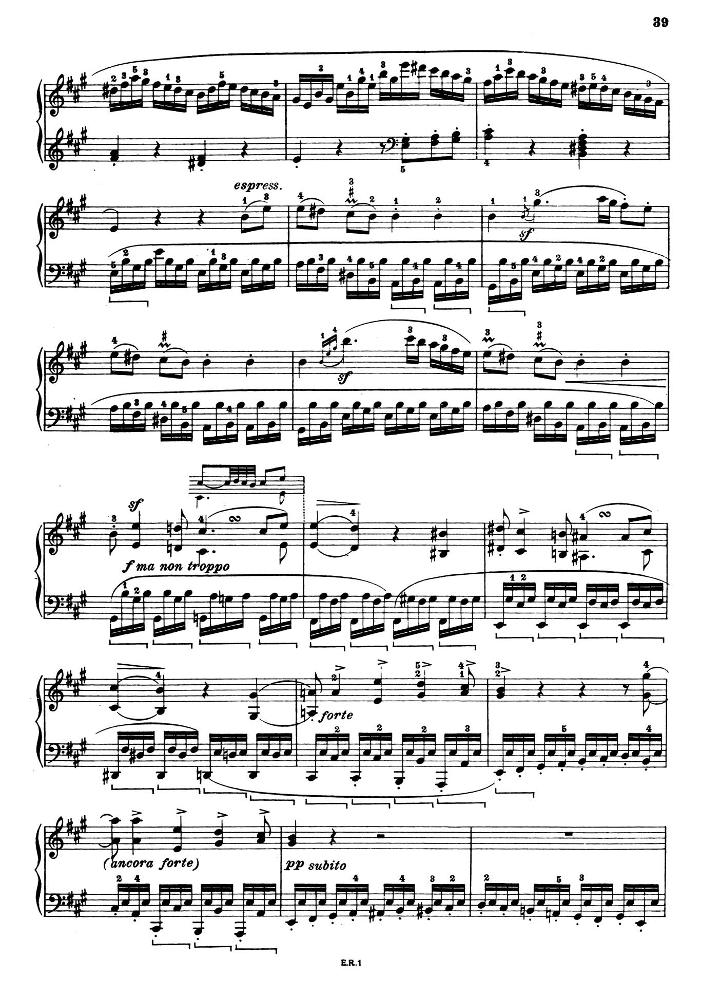 Beethoven Piano Sonata 2-18 sheet music