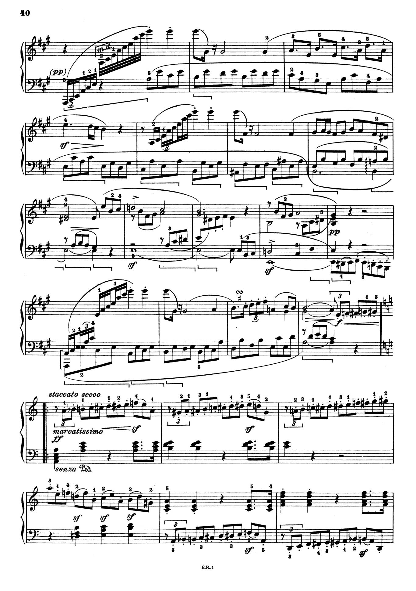 Beethoven Piano Sonata 2-19 sheet music