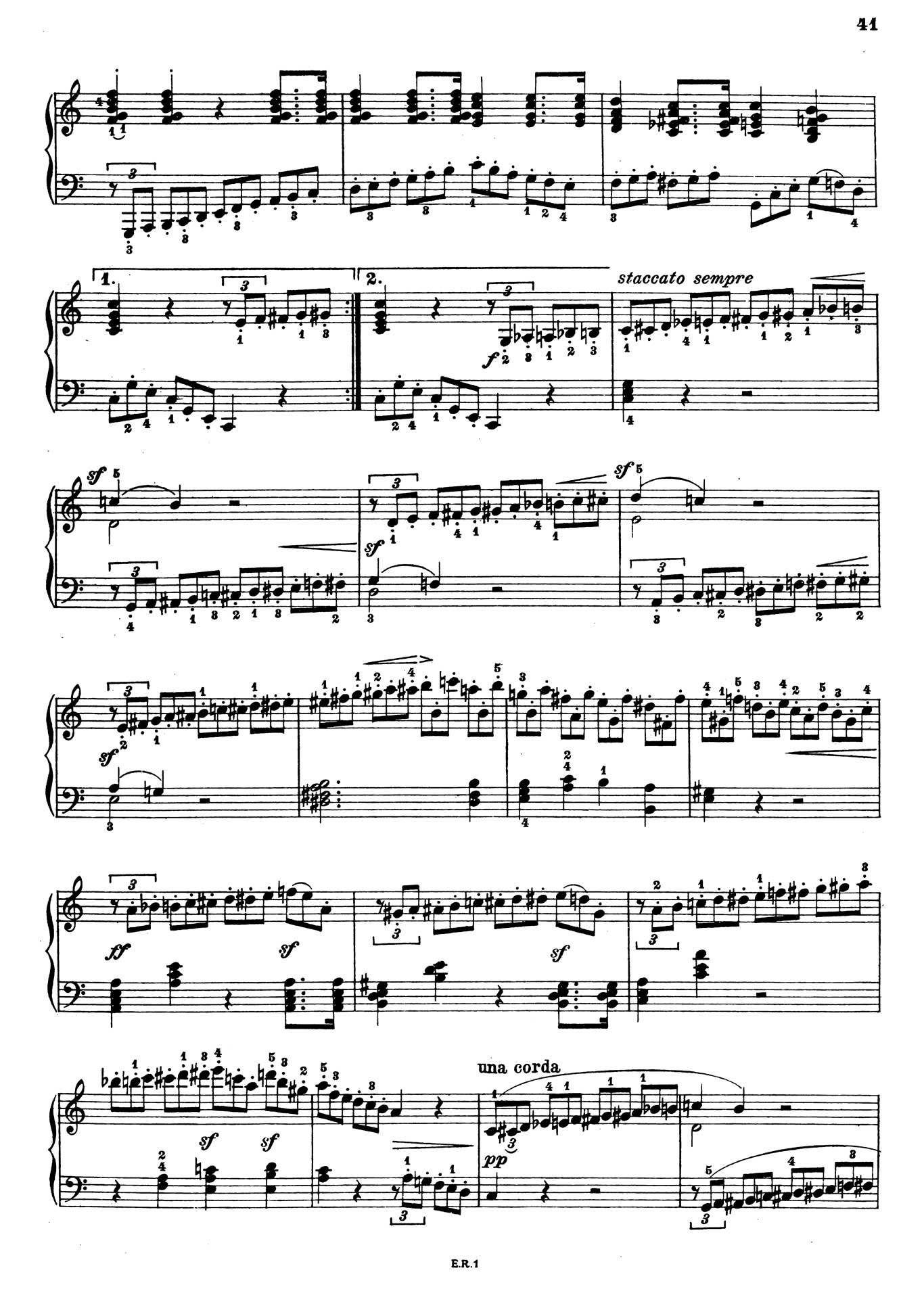 Beethoven Piano Sonata 2-20 sheet music
