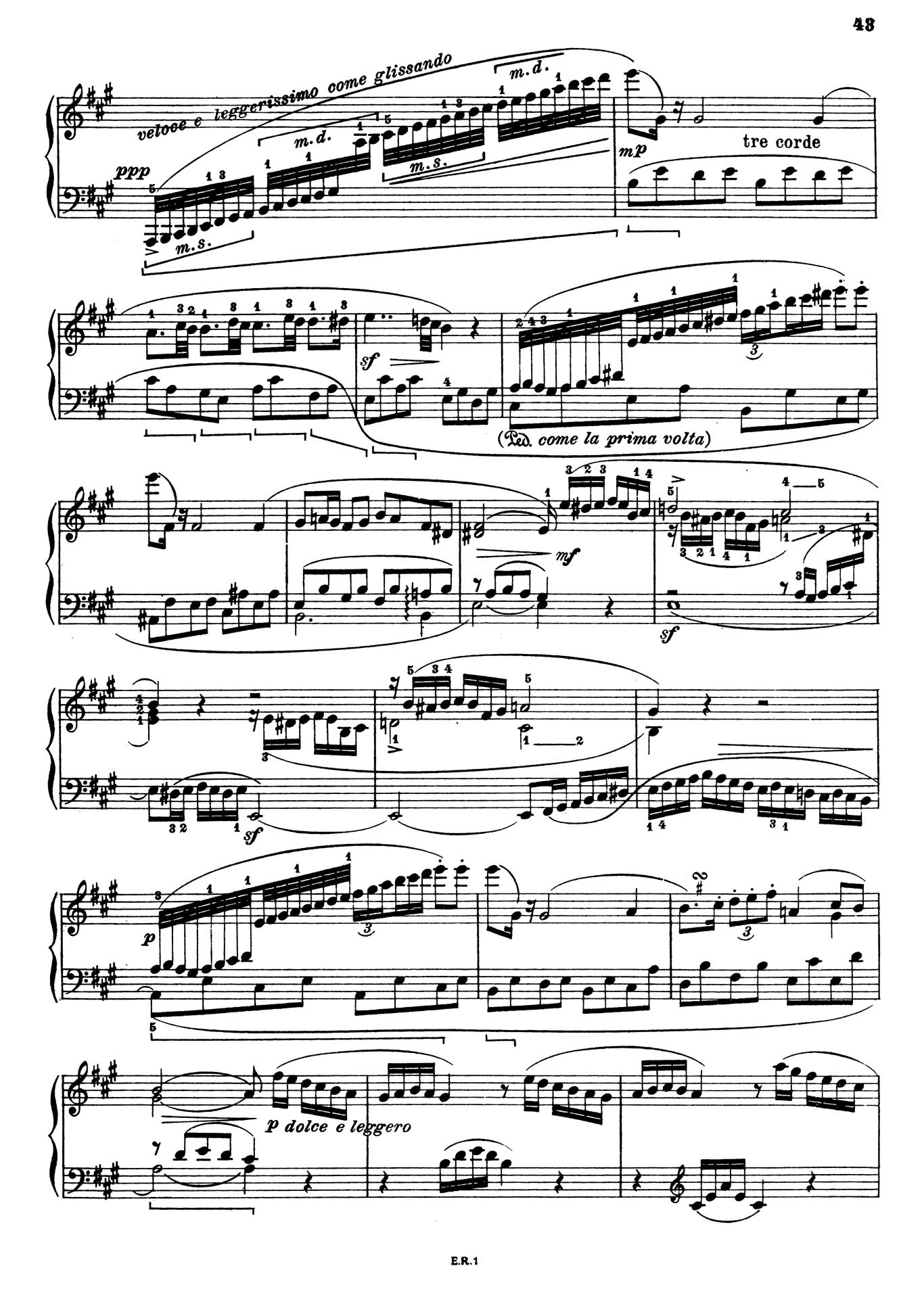 Beethoven Piano Sonata 2-22 sheet music