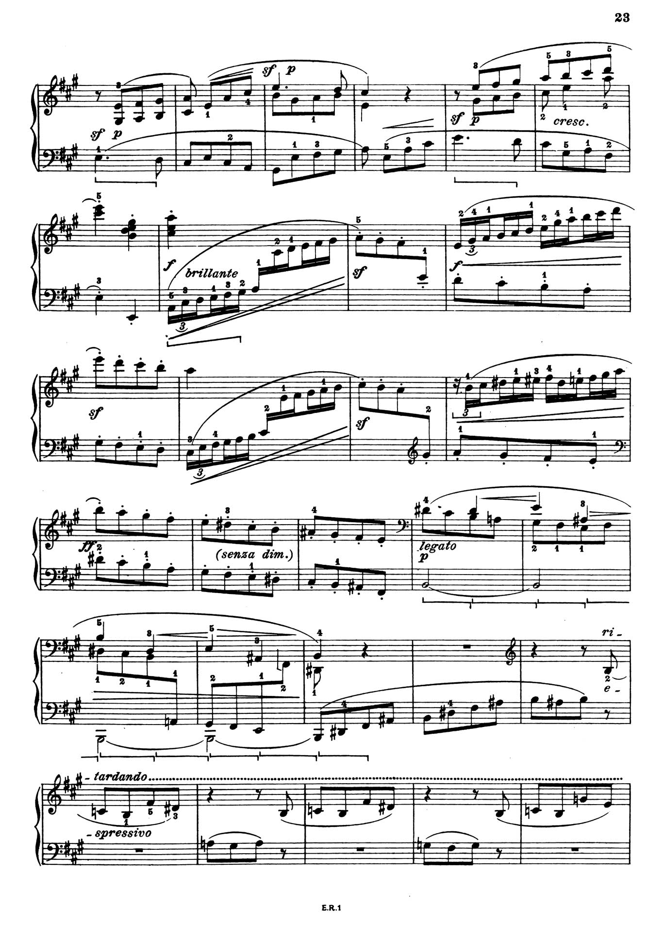 Beethoven Piano Sonata 2-2 sheet music