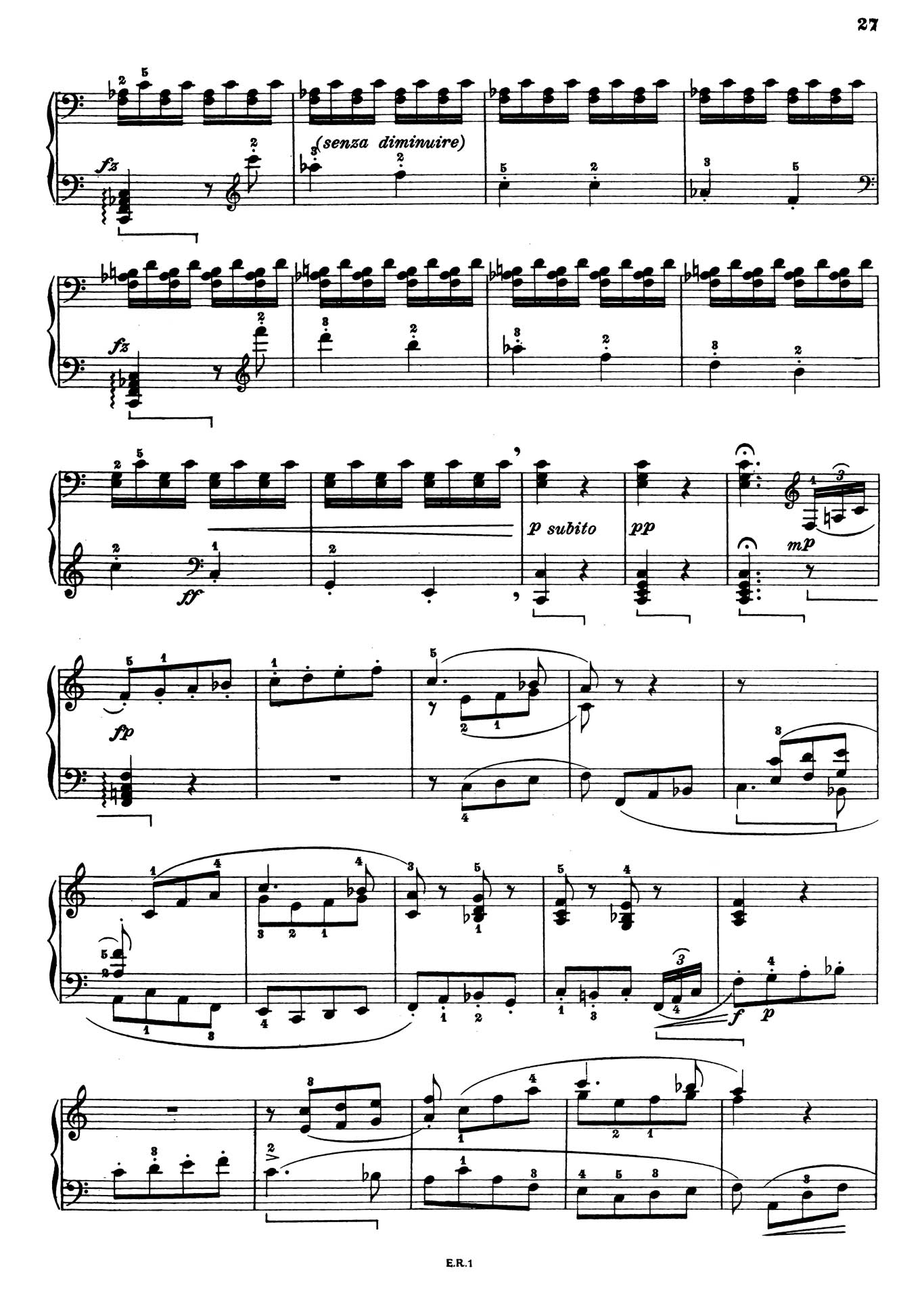 Beethoven Piano Sonata 2-6 sheet music