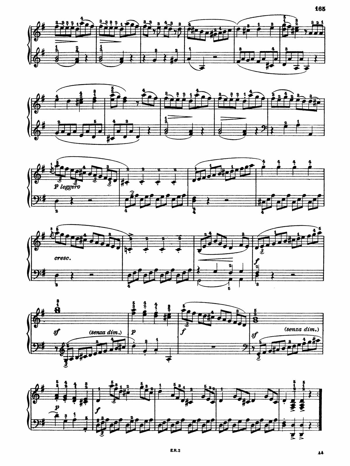 Beethoven Piano Sonata 20-2 sheet music