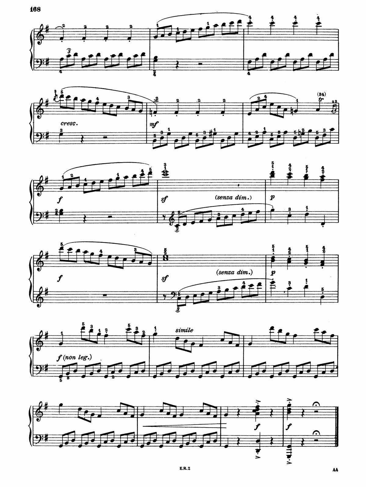 Beethoven Piano Sonata 20-5 sheet music