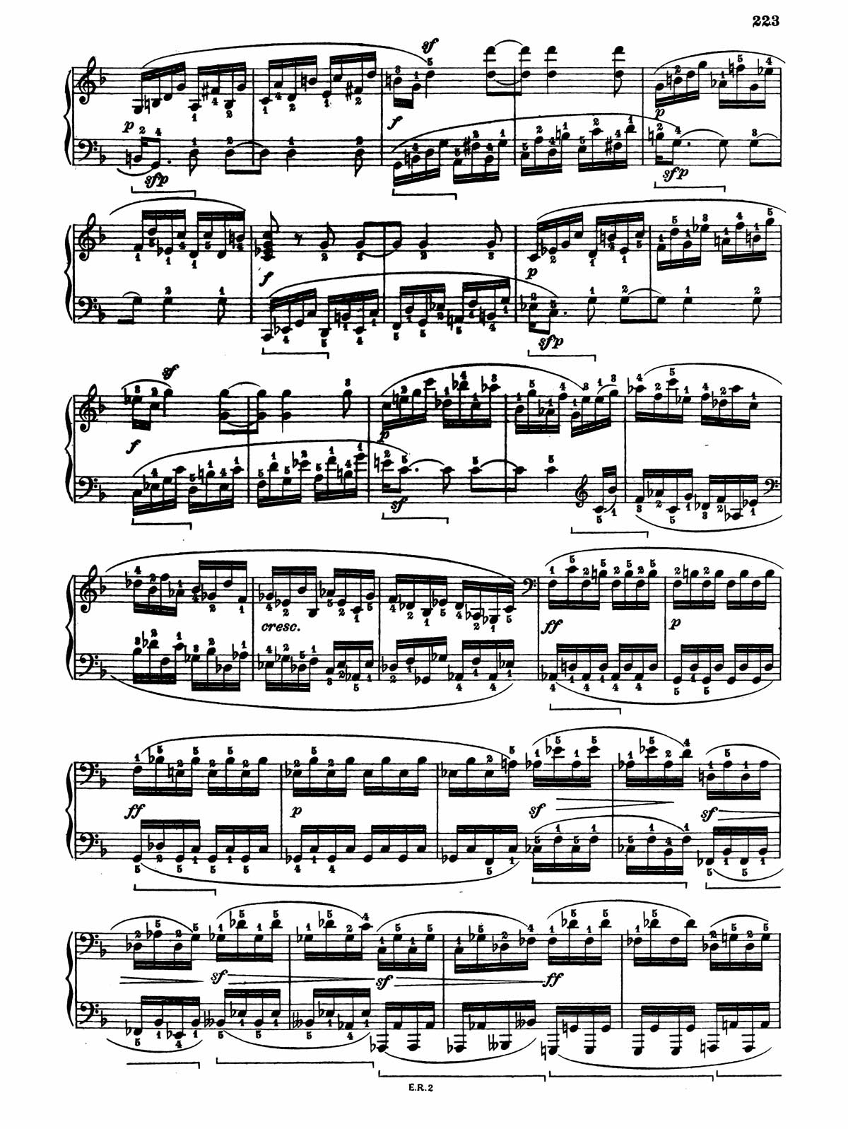 Beethoven Piano Sonata 22-11 sheet music