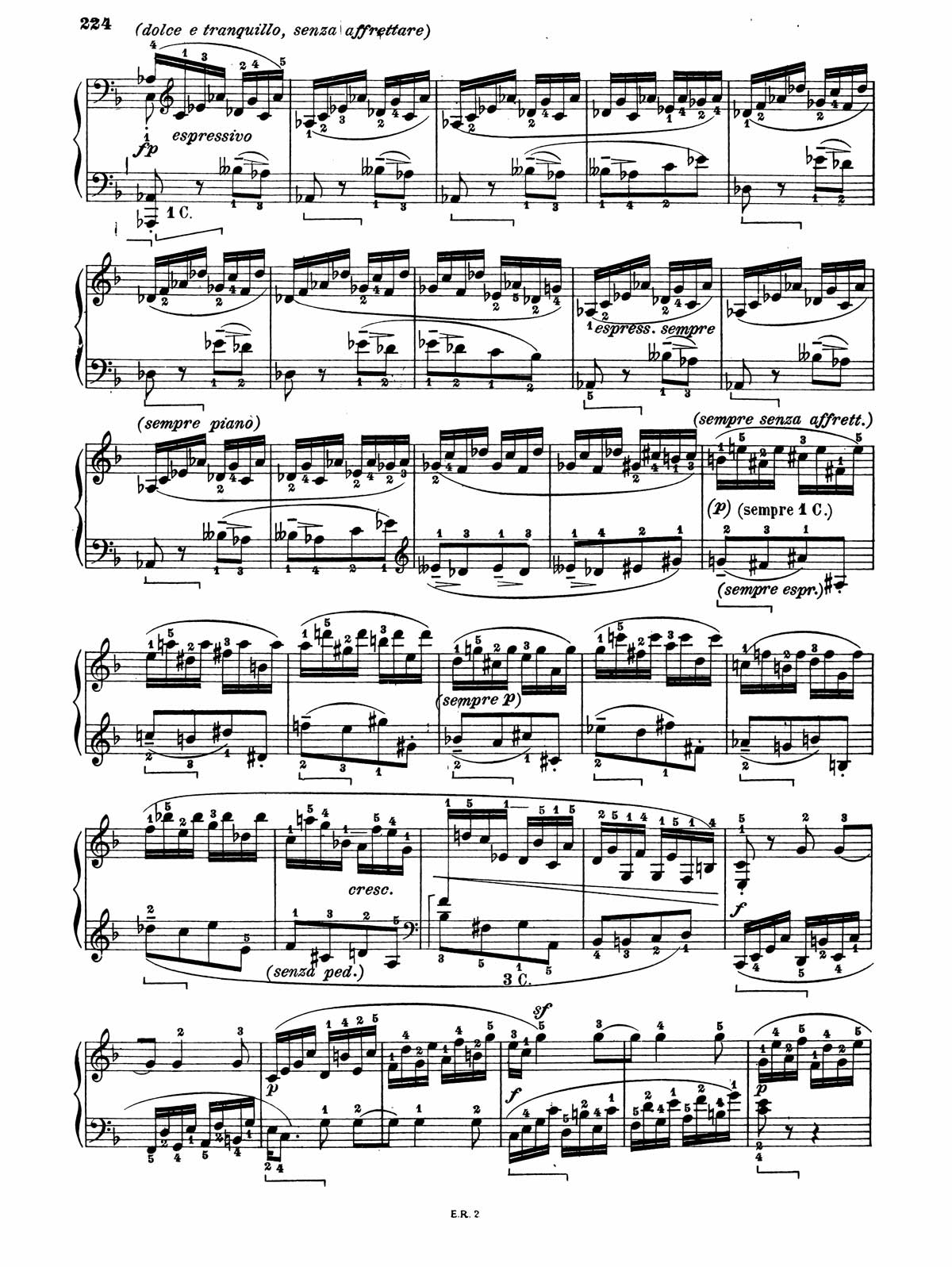 Beethoven Piano Sonata 22-12 sheet music