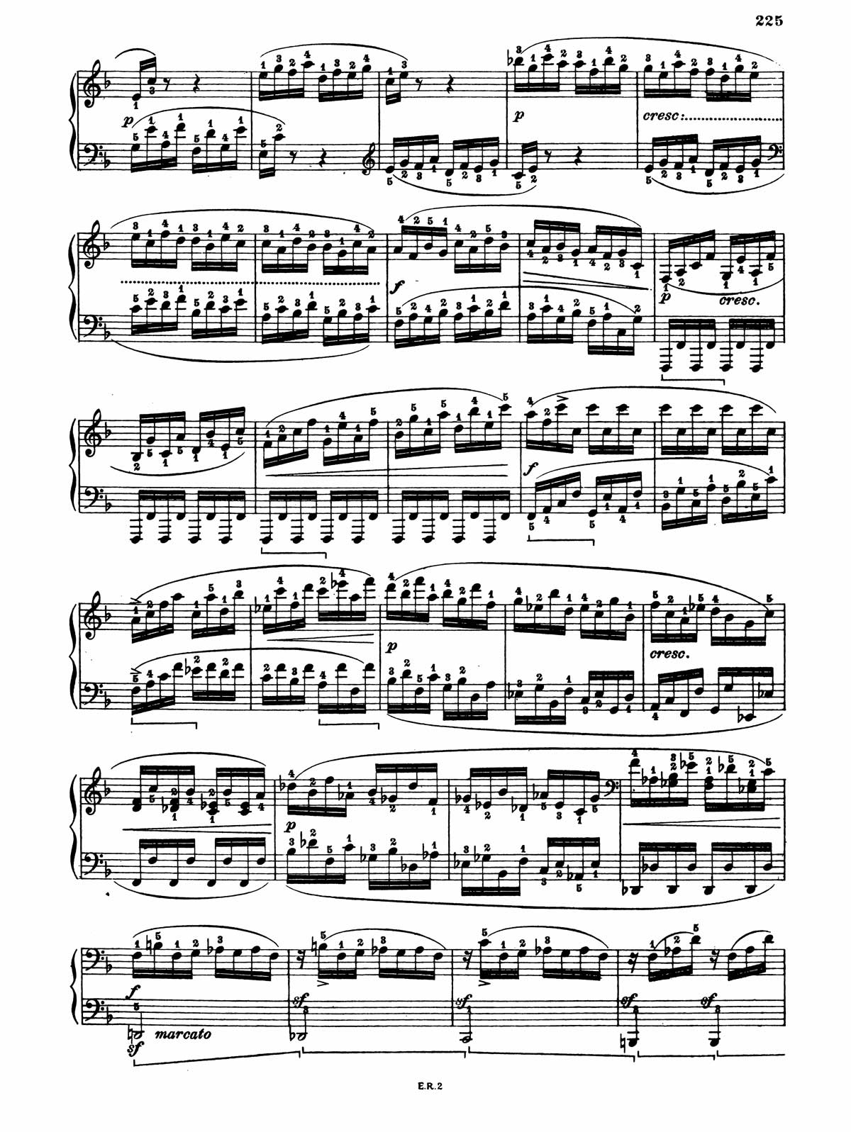 Beethoven Piano Sonata 22-13 sheet music