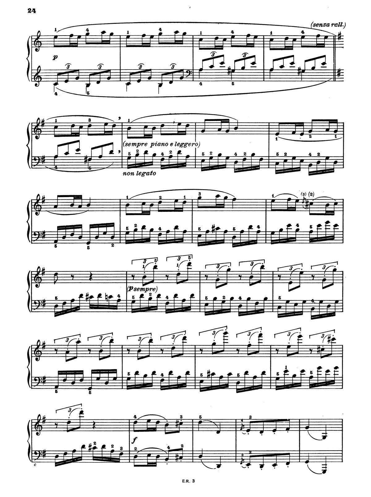 Beethoven Piano Sonata 25-11 sheet music