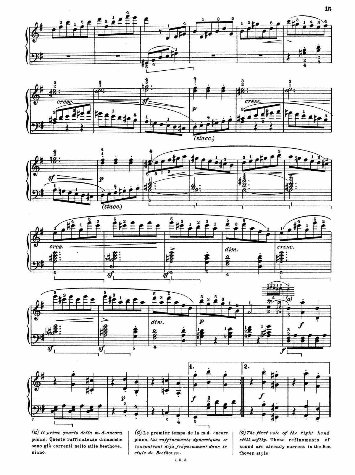 Beethoven Piano Sonata 25-2 sheet music
