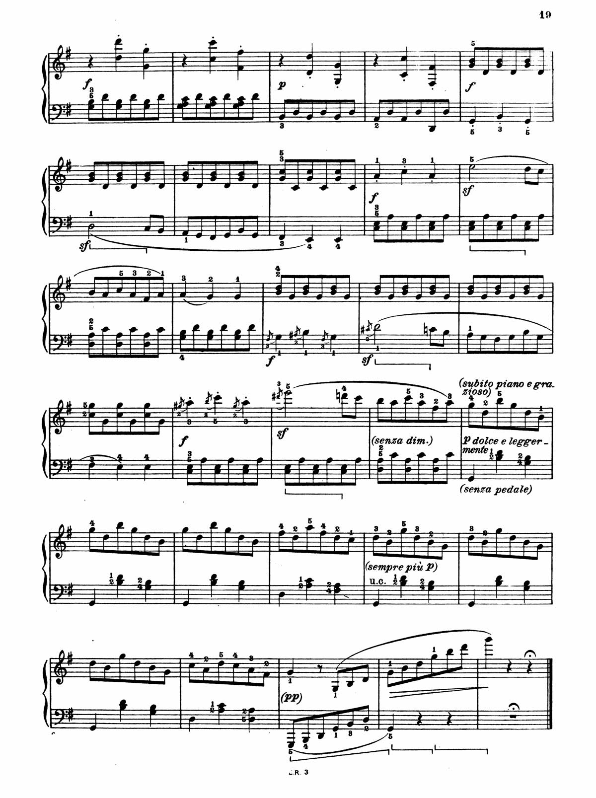 Beethoven Piano Sonata 25-6 sheet music
