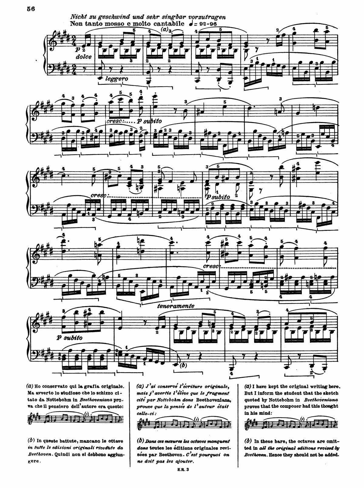 Beethoven Piano Sonata 27-10 sheet music