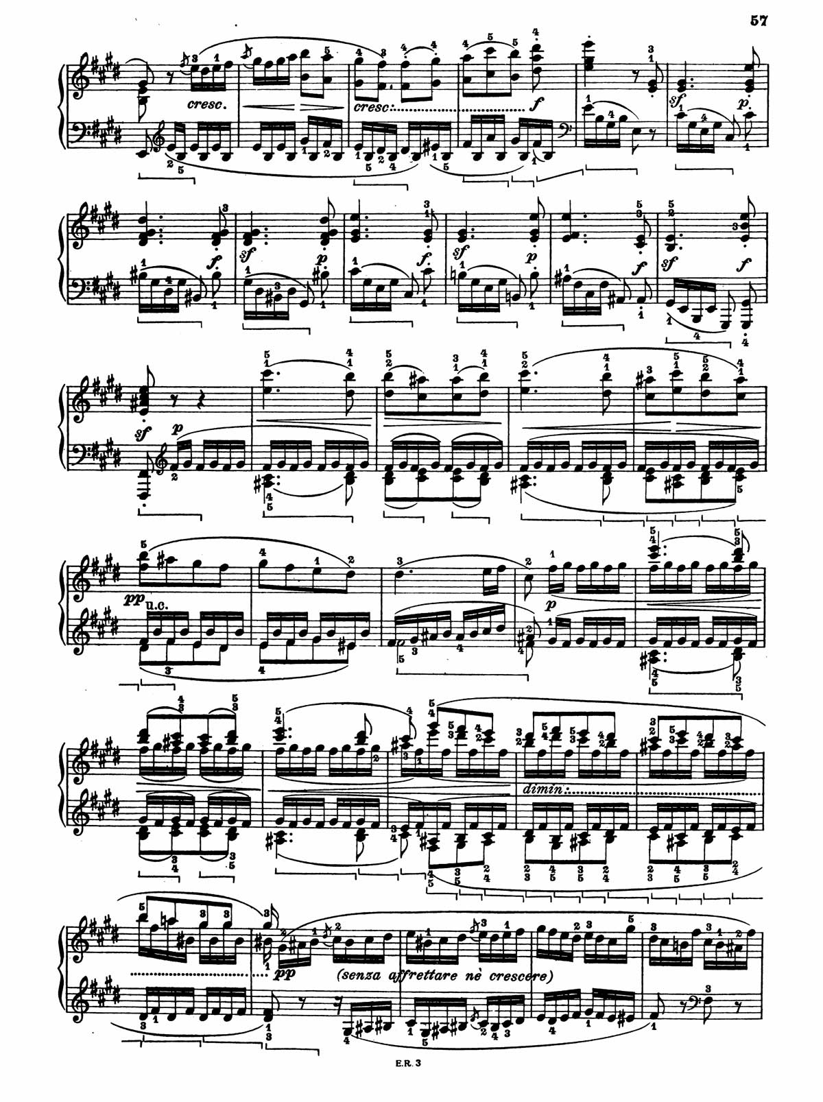 Beethoven Piano Sonata 27-11 sheet music